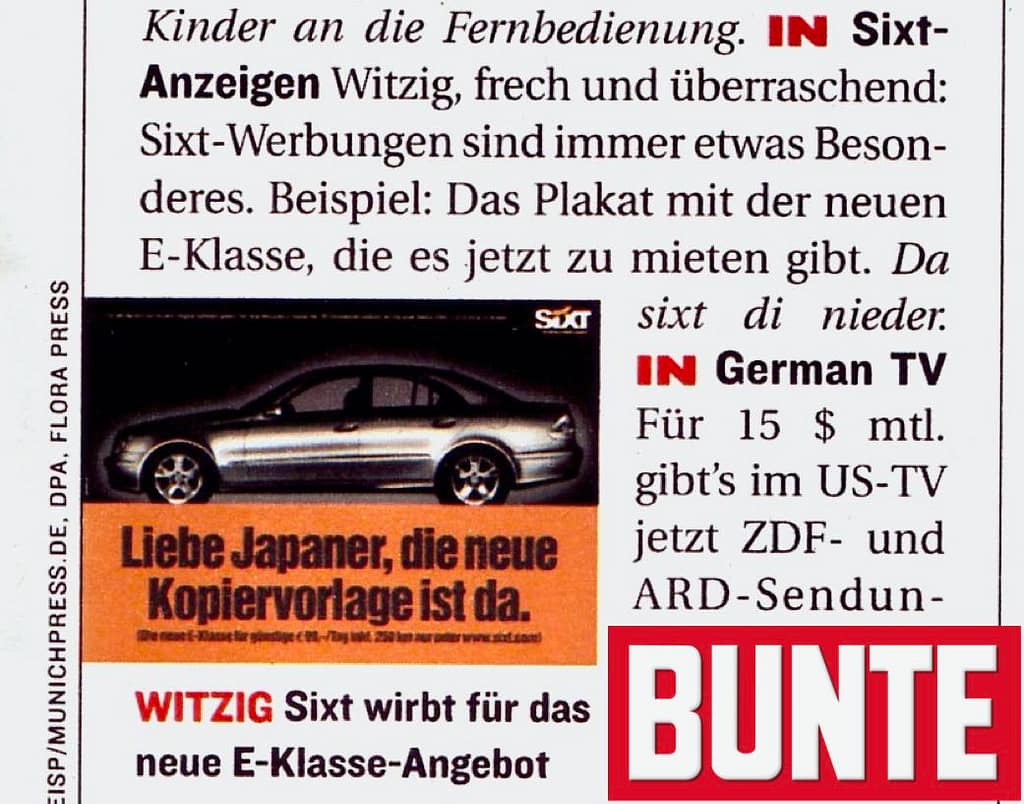 Texter Sixt