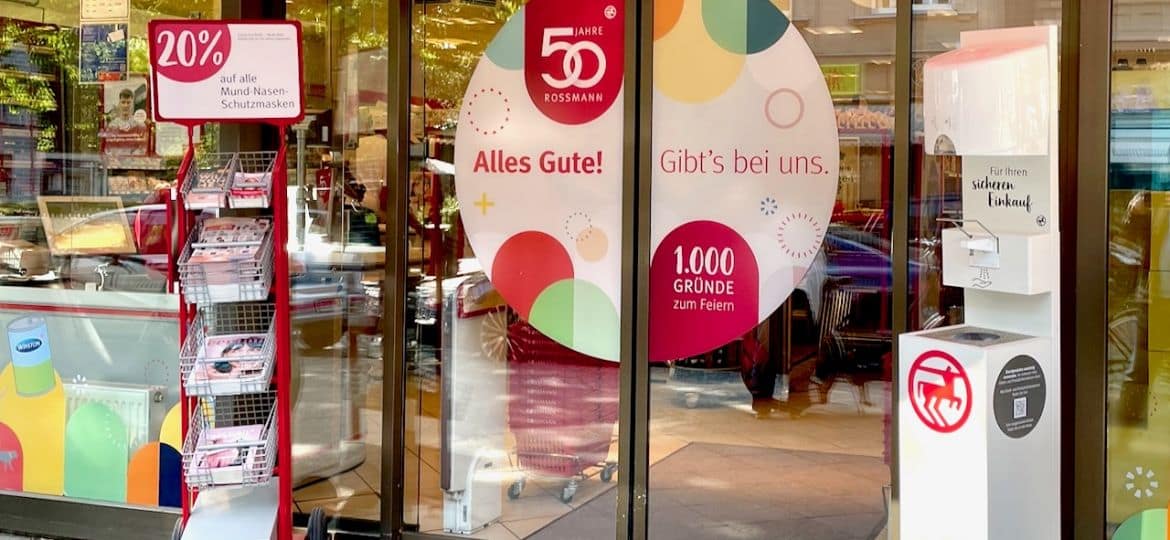 CLAIMS FÜR 50 JAHRE ROSSMANN