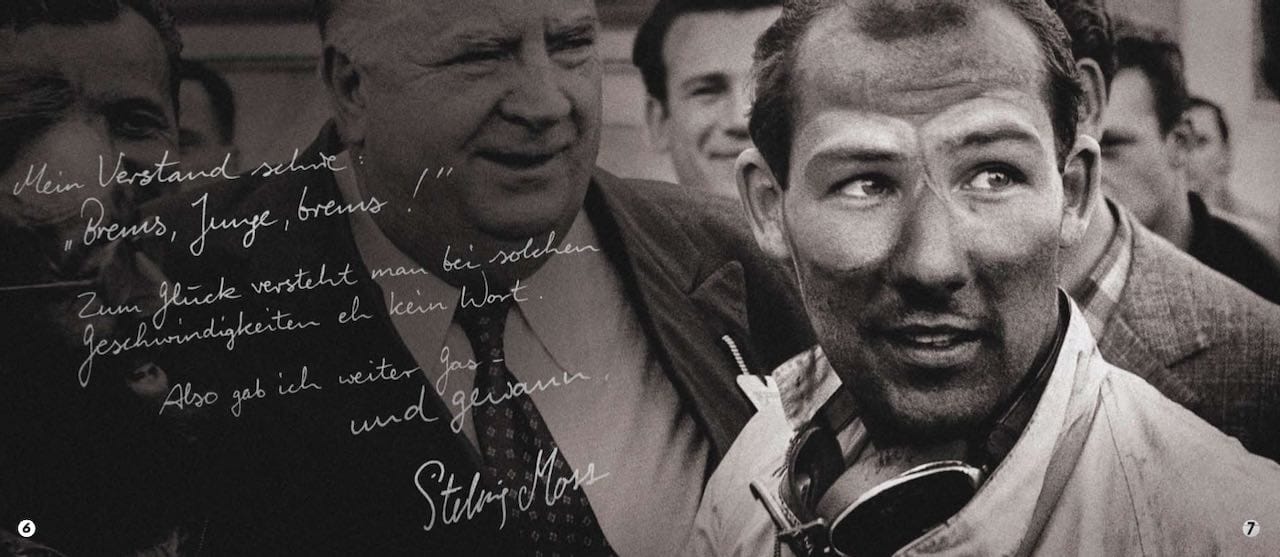 SLR Stirling Moss Broschüre – Ghostwriting für Sir Stirling Moss
