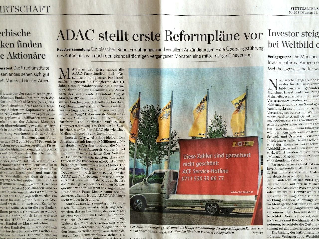 ace hauptversammlung