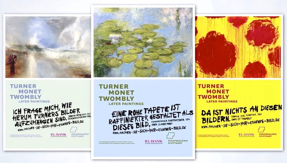 Poster der Kampagne. Freier Texter Finanzen.